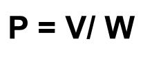 P = V_W